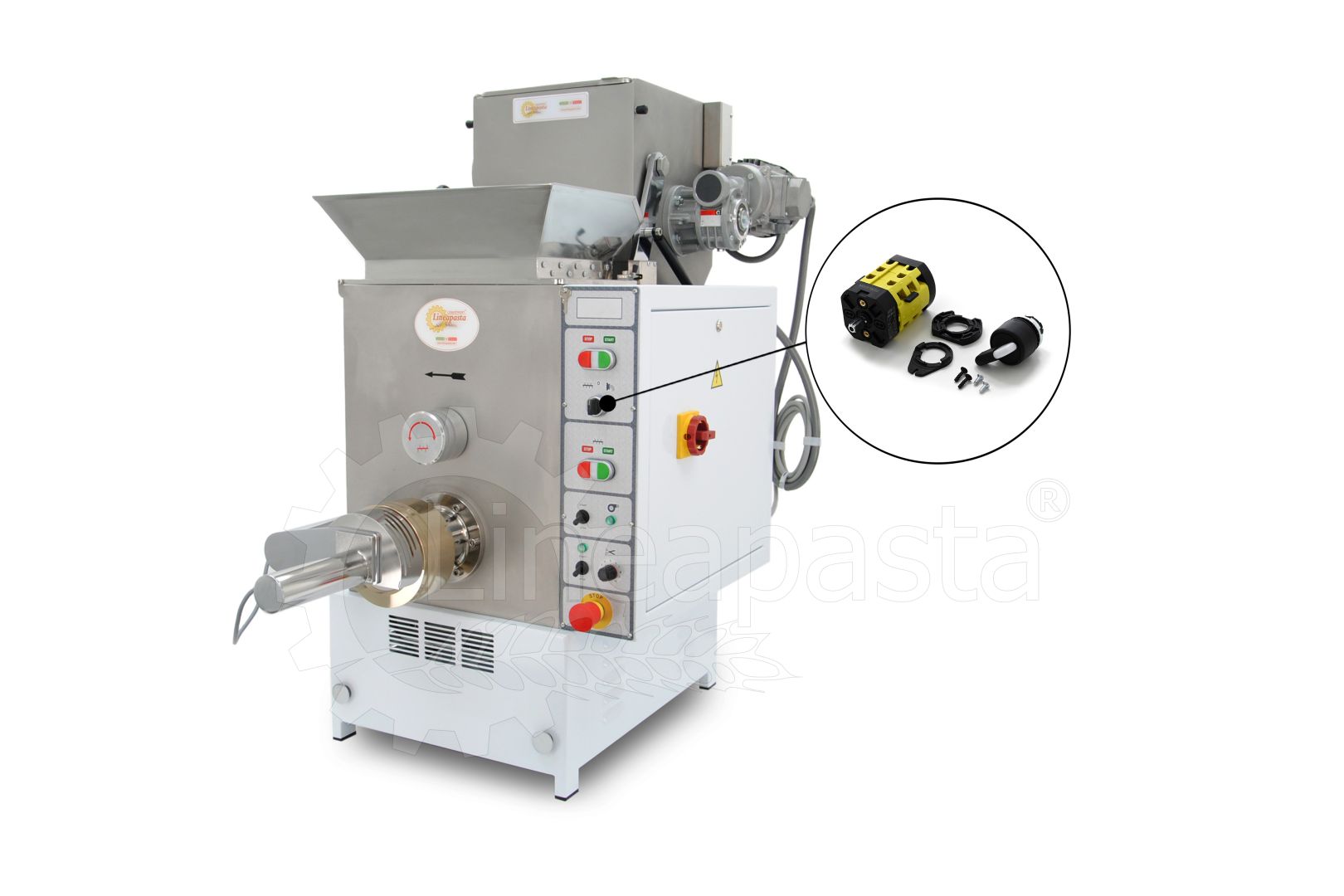 Complete mixing / extrusion selector for TRD 110