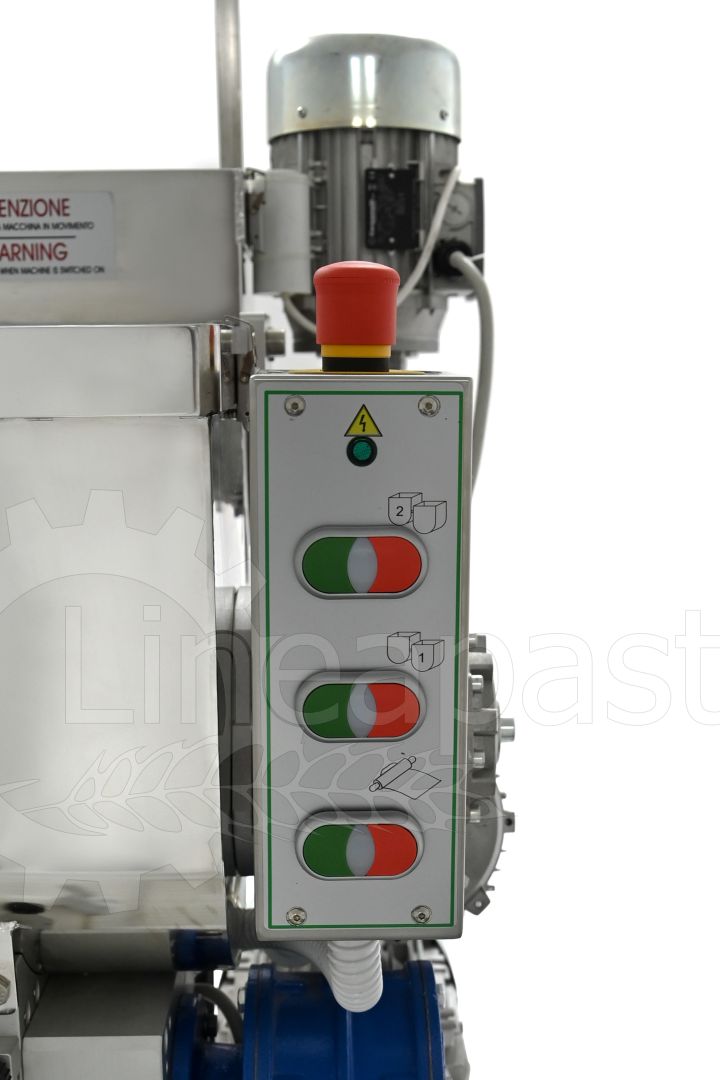 Automatic sheeter with double vat and extruder La Monferrina Pidue