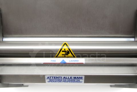 Electric fresh pasta sheeter SR with 500 mm stainless steel cylinders