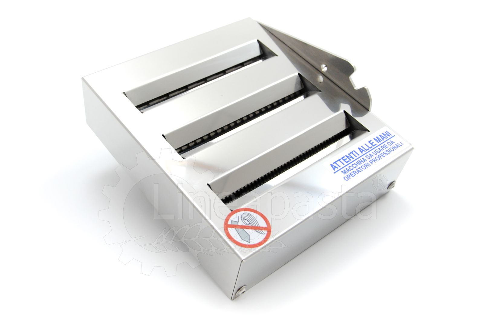 Electric fresh pasta sheeter SR with 500 mm stainless steel cylinders Triple cut