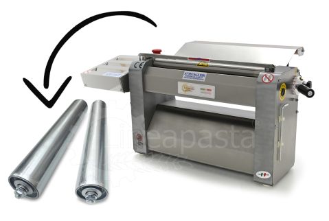 Sfogliatrice pasta fresca elettrica SR con rulli in acciaio inox da 500 mm
