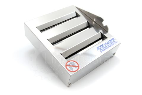 Electric fresh pasta sheeter SR with 320 mm wooden cylinders Triple cut