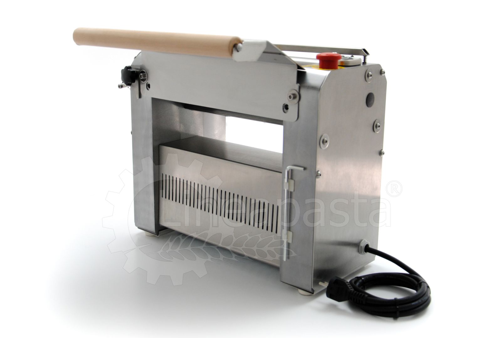 Electric fresh pasta sheeter SR with 320 mm wooden cylinders