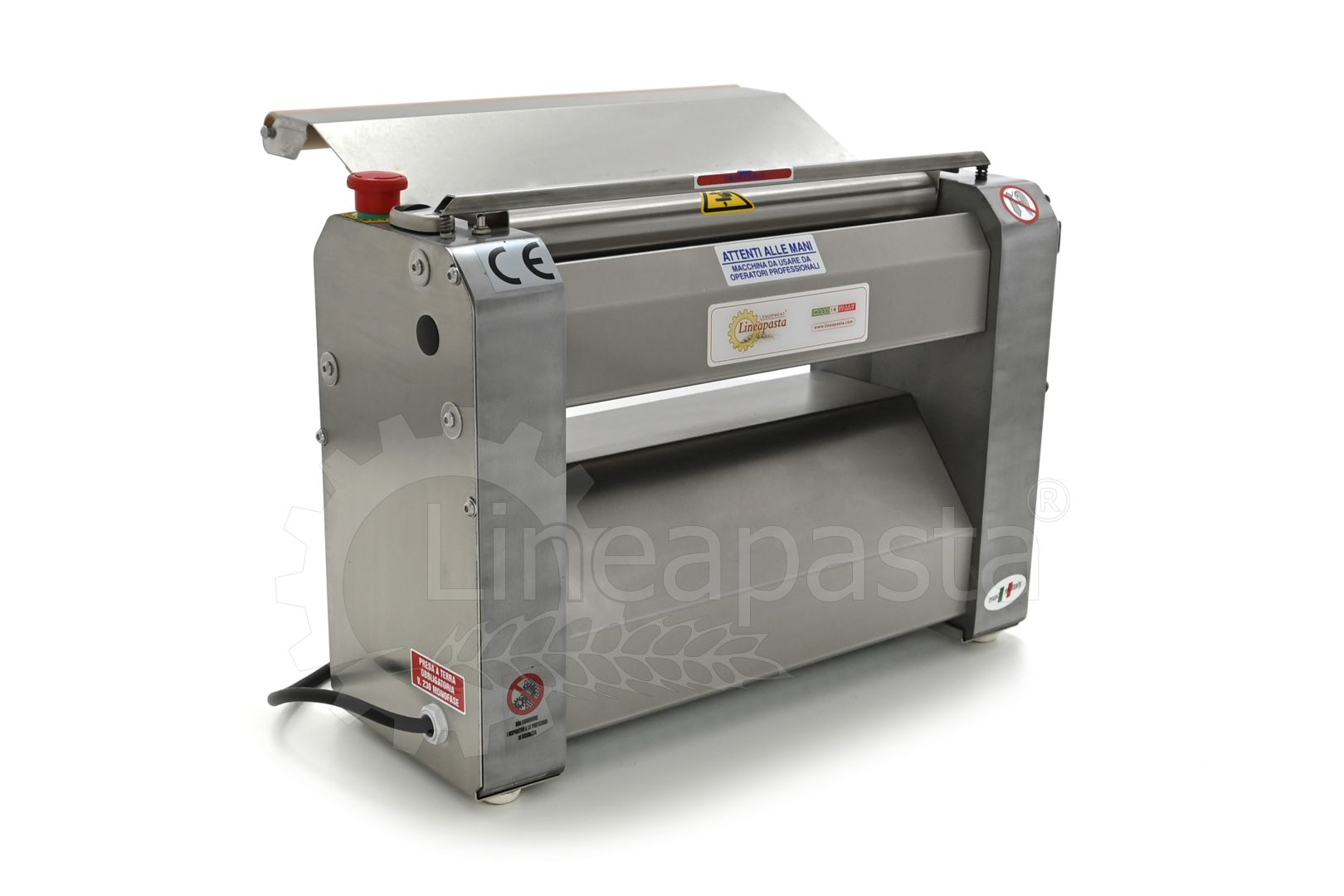 Electric fresh pasta sheeter SR with 400 mm wooden cylinders
