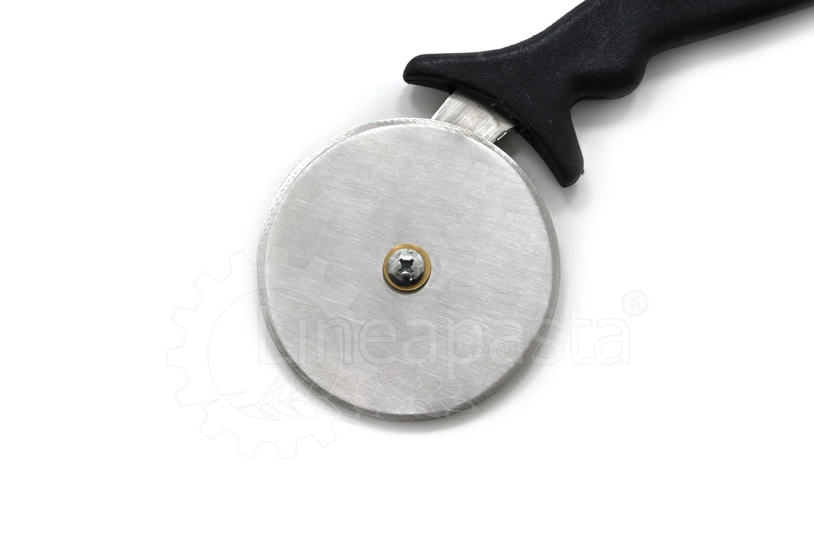 Cortador de pizza de acero con hoja lisa de 100 mm