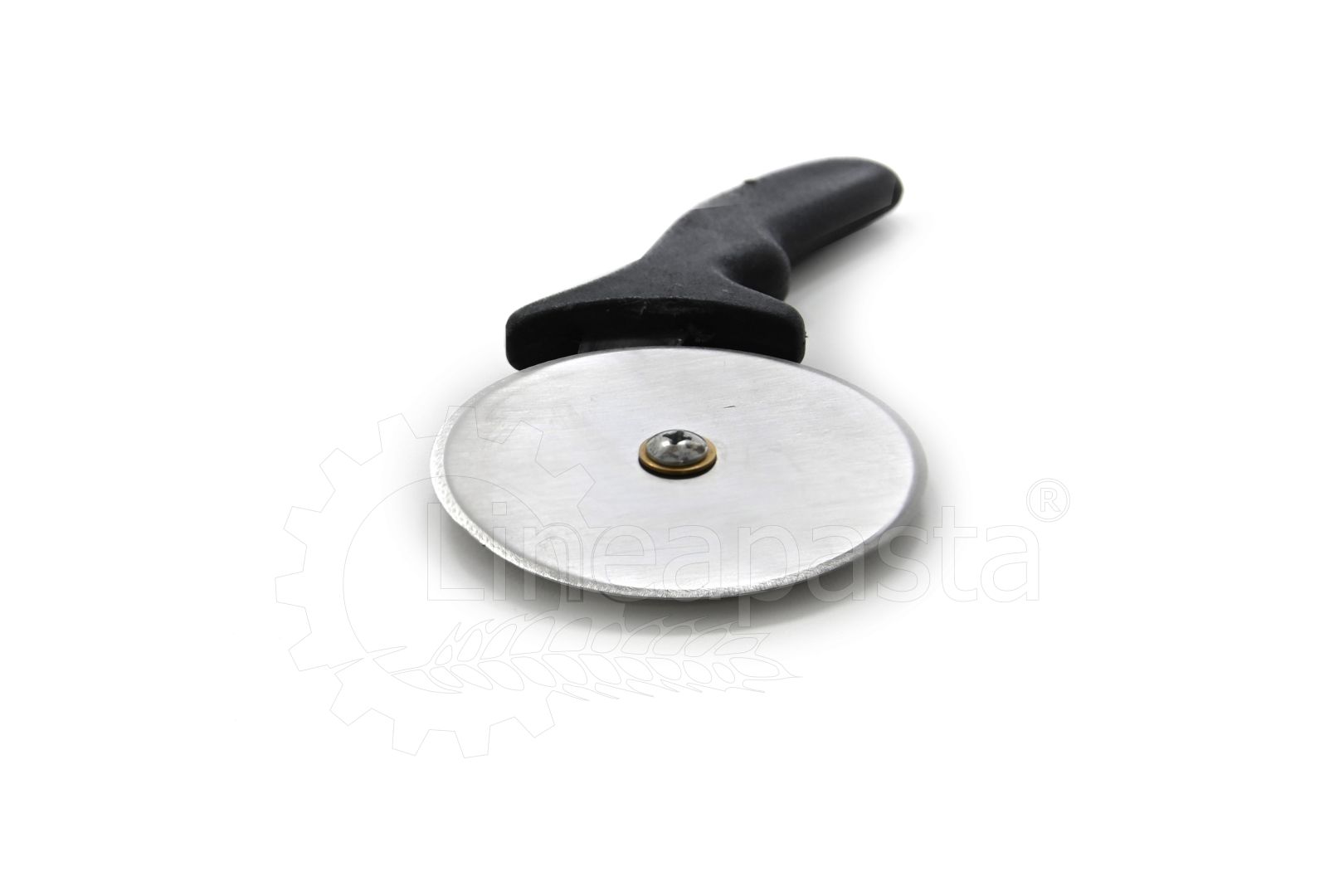 Cortador de pizza de acero con hoja lisa de 100 mm