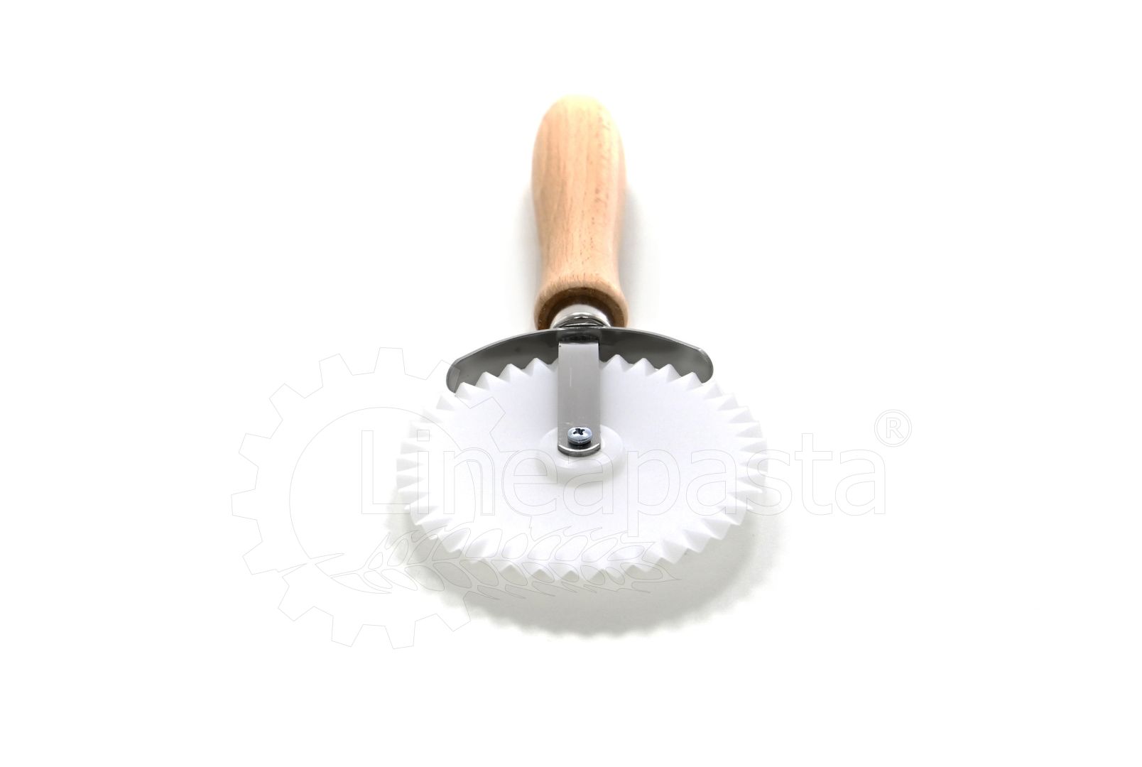 POM pizza cutter with 88 mm serrated blade