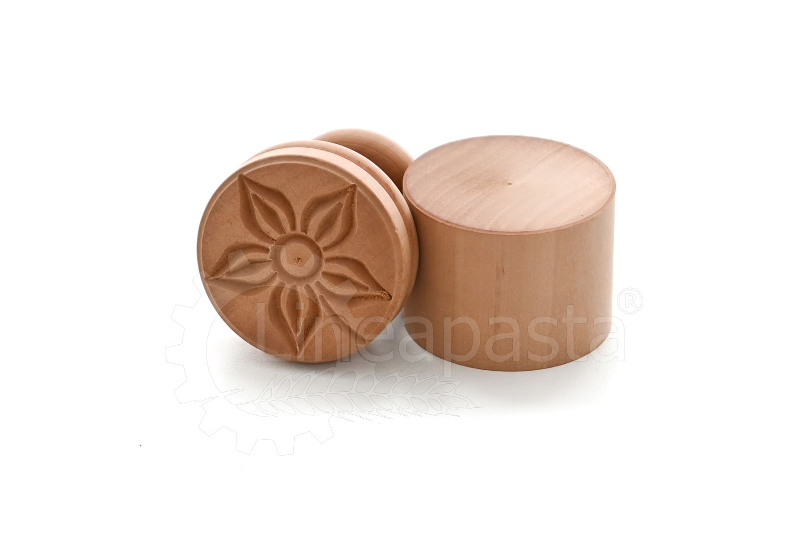 Ligurian flower-shaped corzetti mold With smooth bottom