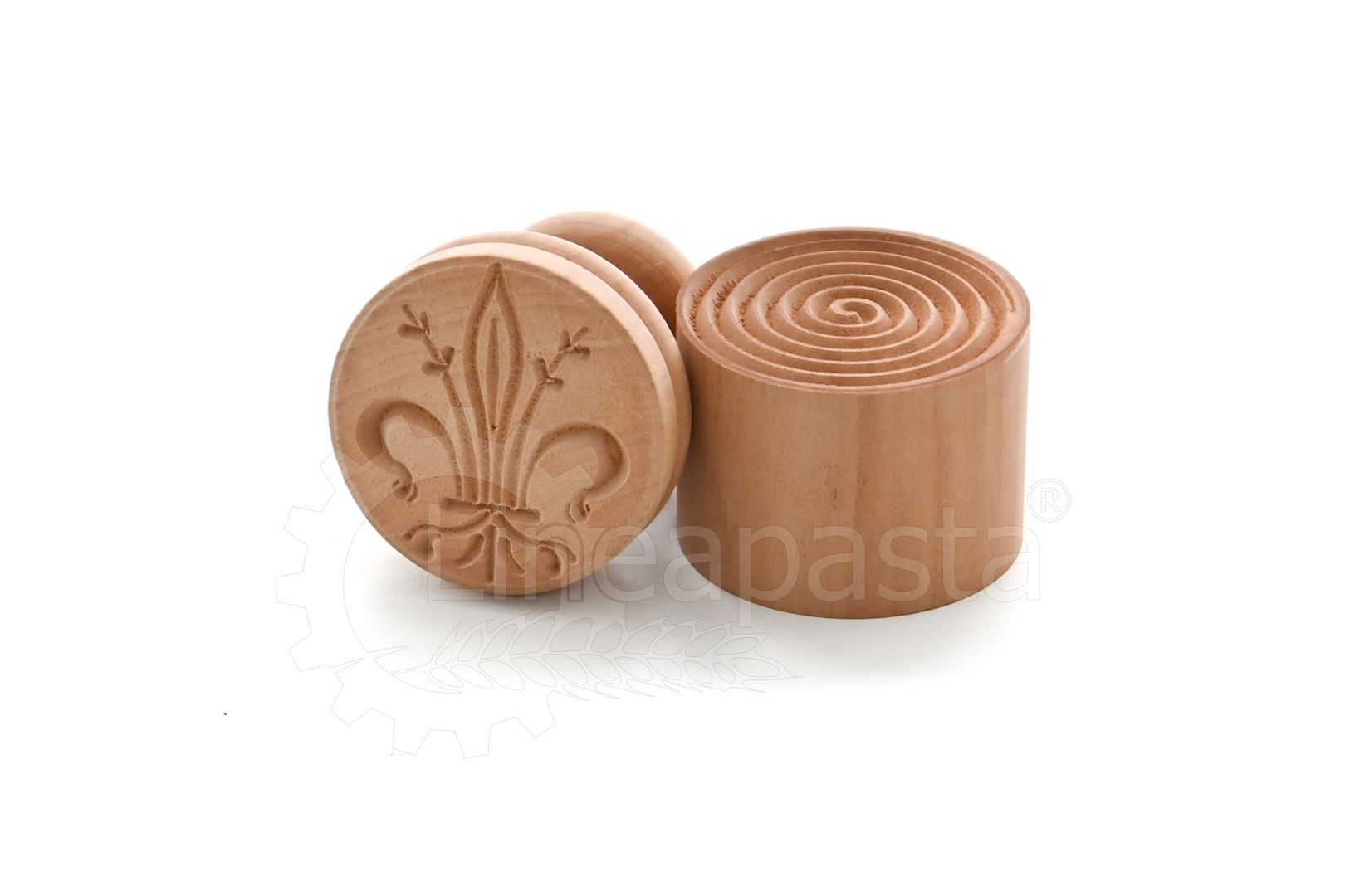 Ligurian florentine lily-shaped corzetti mold With decorated bottom
