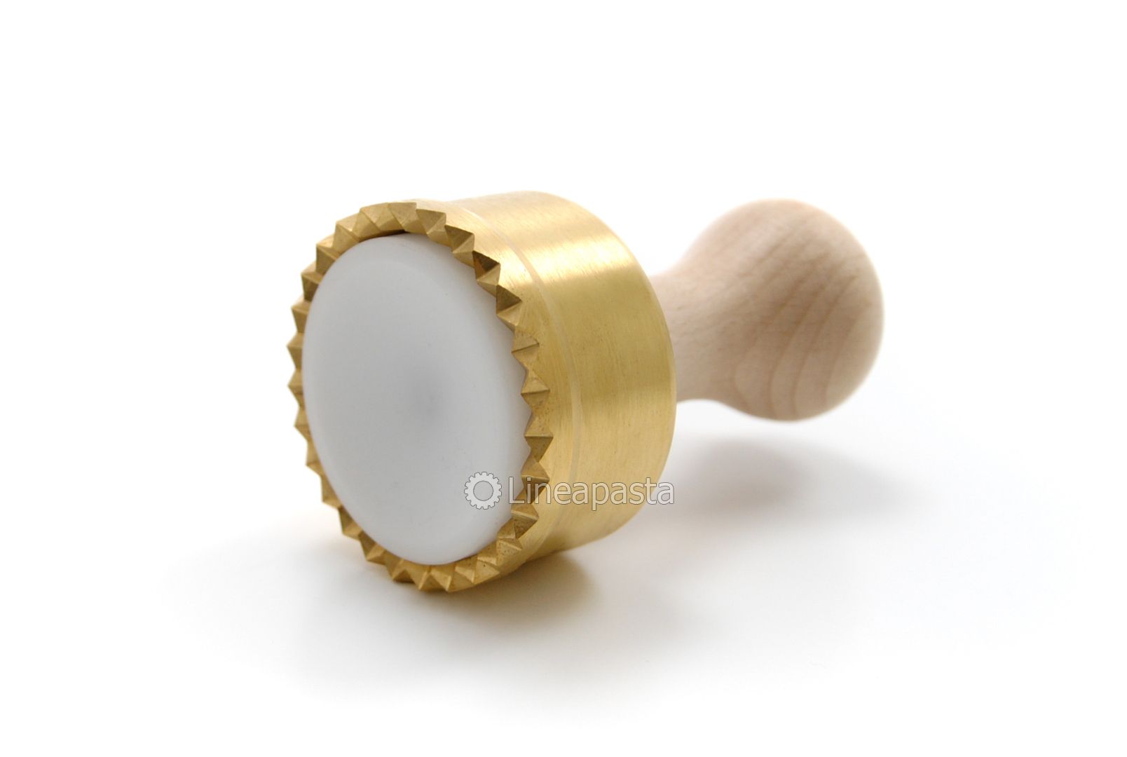 Stampino Taglia Ravioli Triangolare 76 Mm – In Alluminio Con Manico In Legno – Per Pasta Fresca Fatta In Casa
