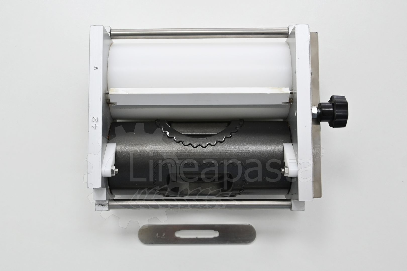 Second hand 48x78 mm crescent-shaped ravioli mould for La Monferrina Multipasta