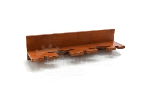 Supporto a muro per tre palini e due pale pizza