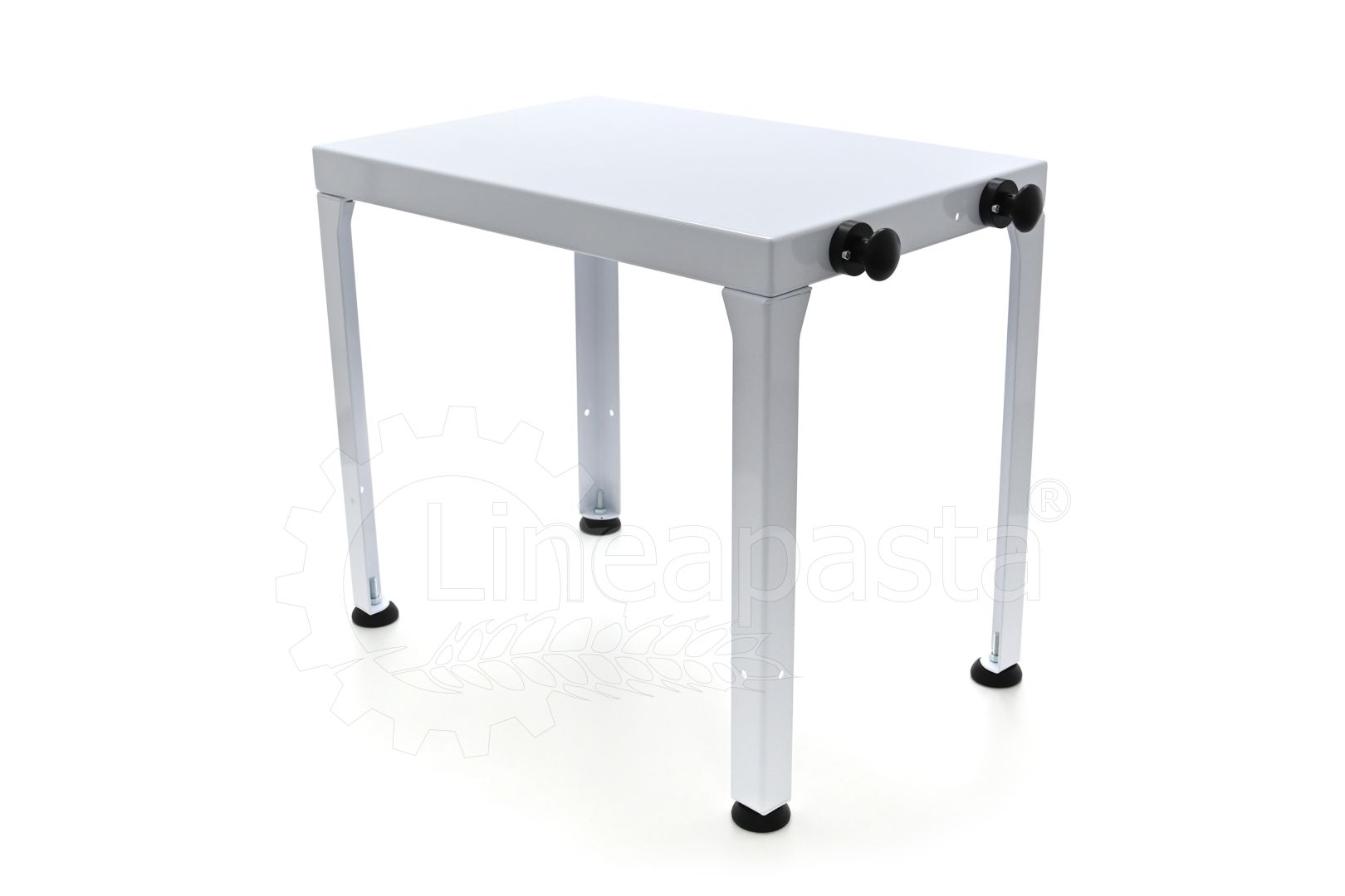 Pasta machine stand with tray holders