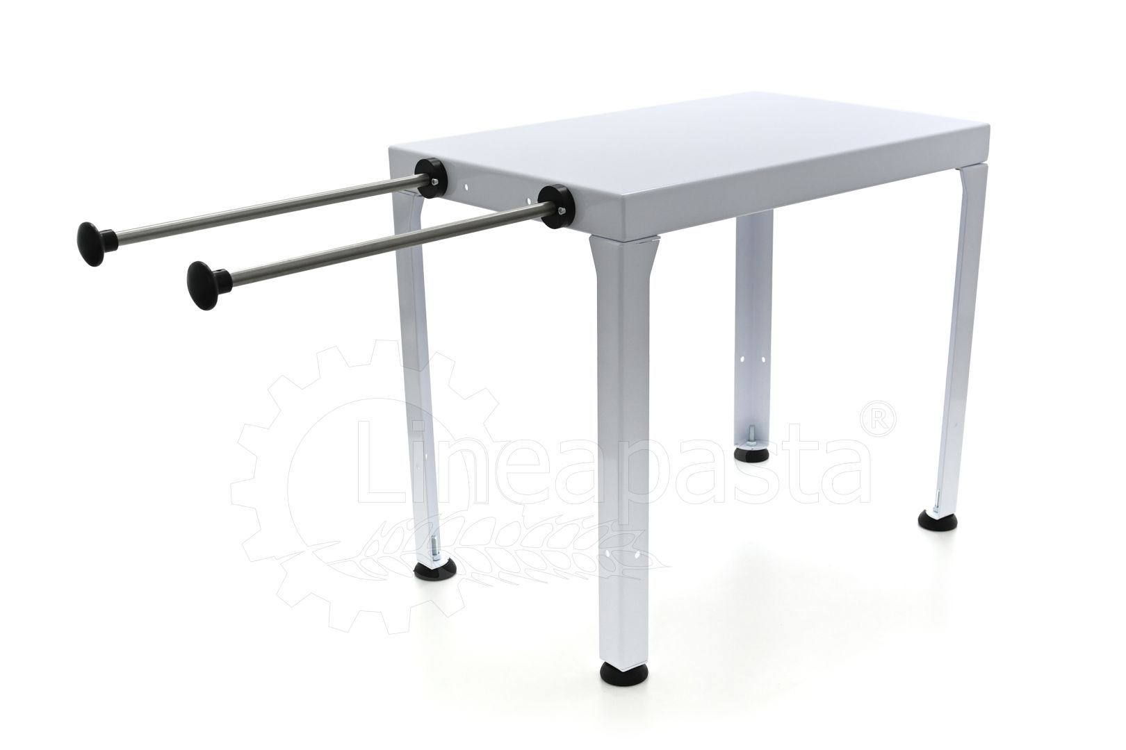 Pasta machine stand with tray holders