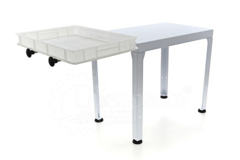 Pasta machine stand with tray holders