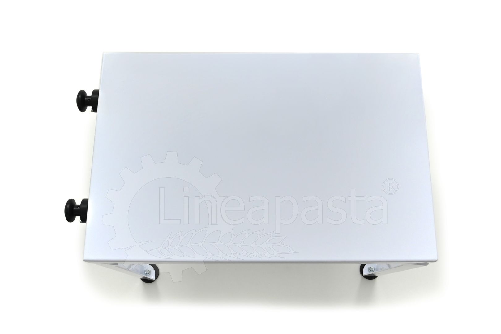 Pasta machine stand with tray holders