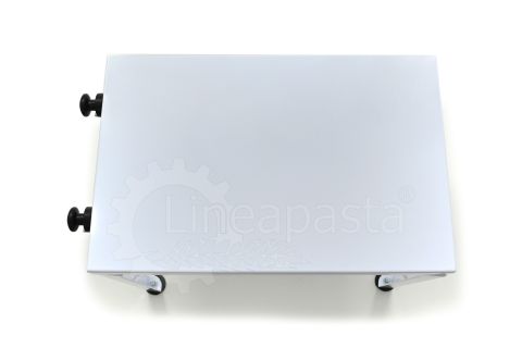 Pasta machine stand with tray holders