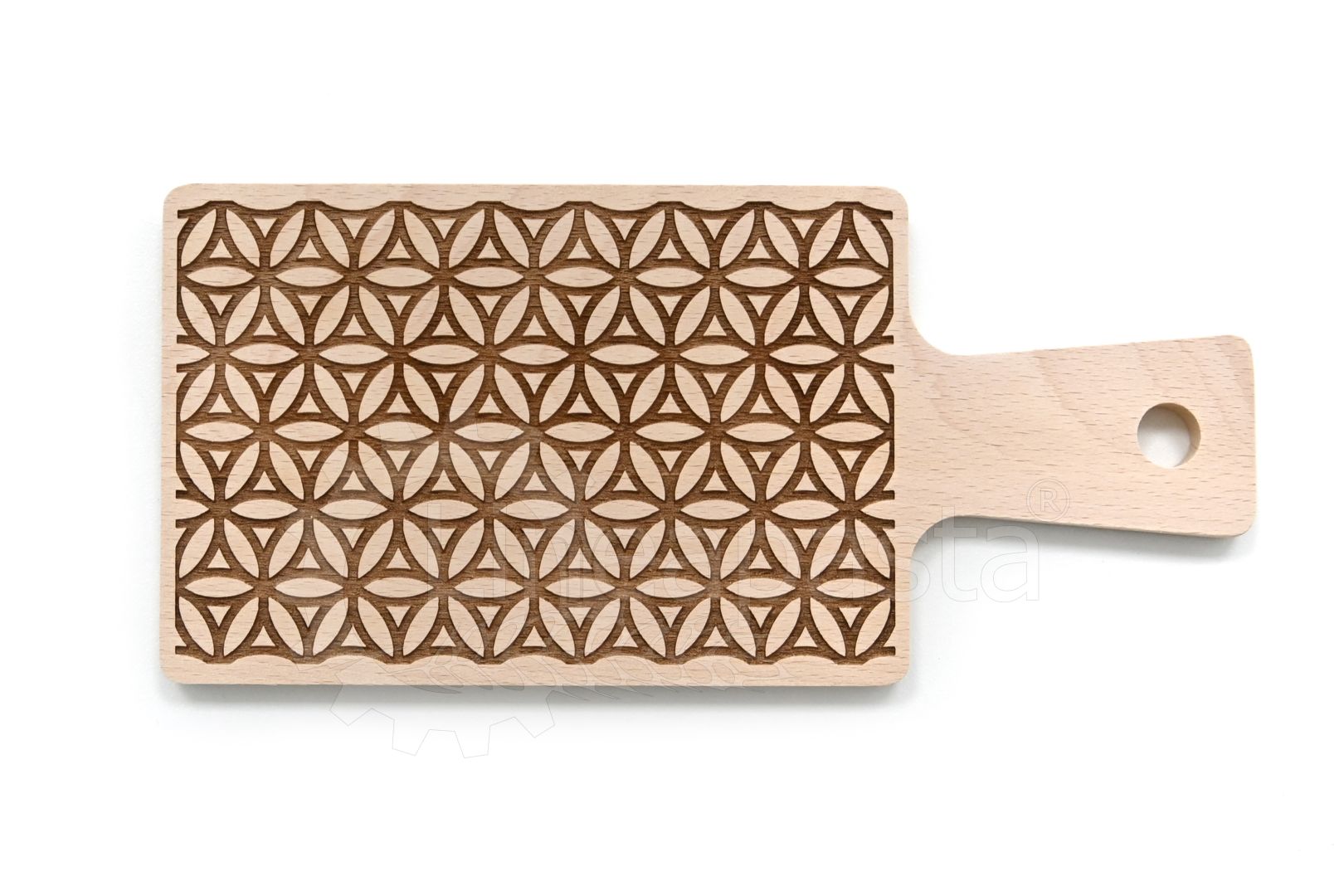 Wooden gnocchi board for garganelli and fresh pasta