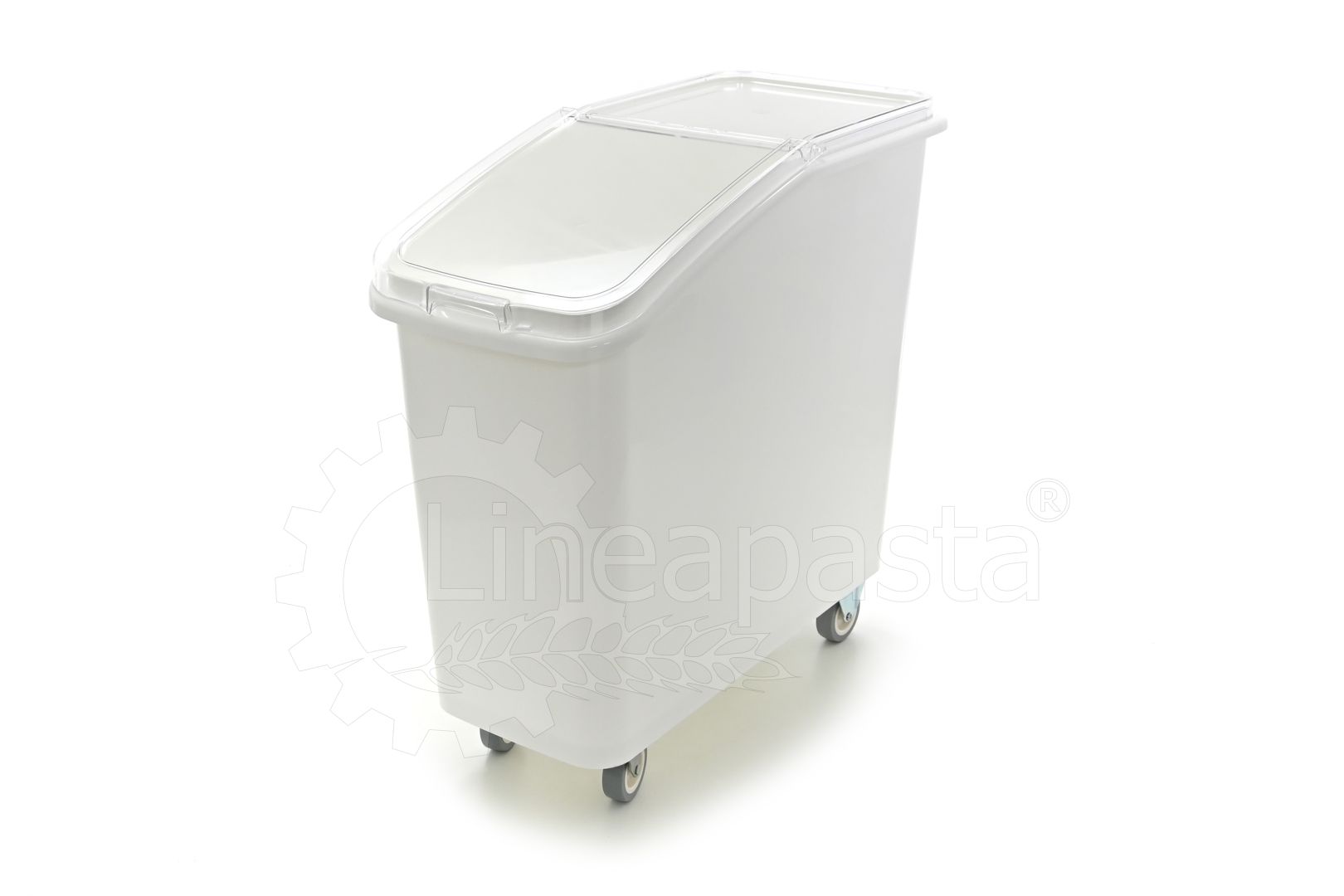 Chariot à trémie relevé en plastique de 82 Lt