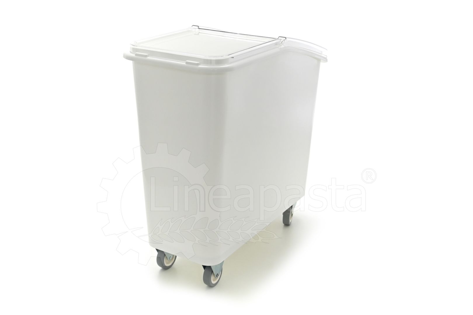 Chariot à trémie relevé en plastique de 82 Lt