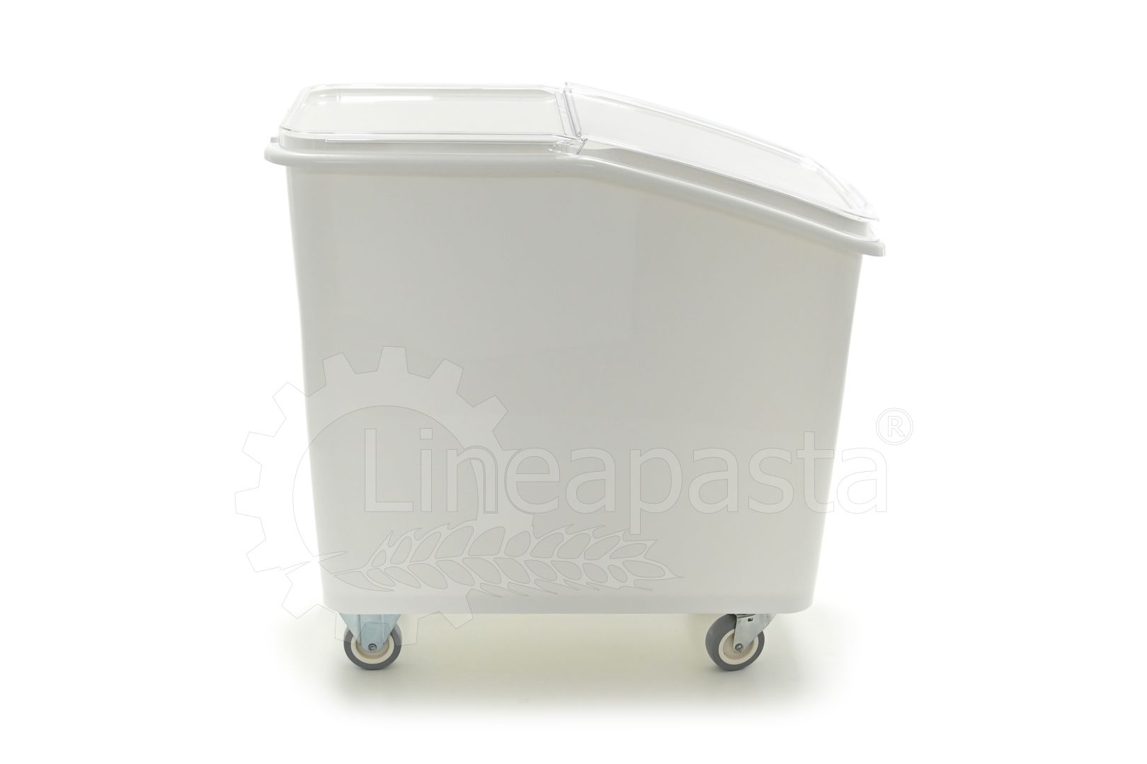 Chariot à trémie relevé en plastique de 82 Lt