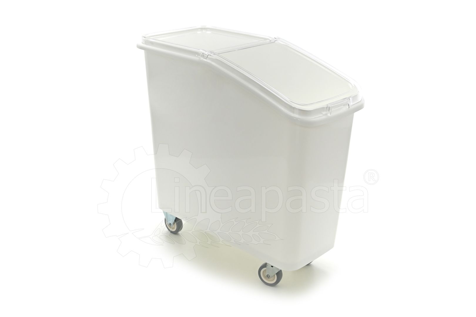 Chariot à trémie relevé en plastique de 82 Lt