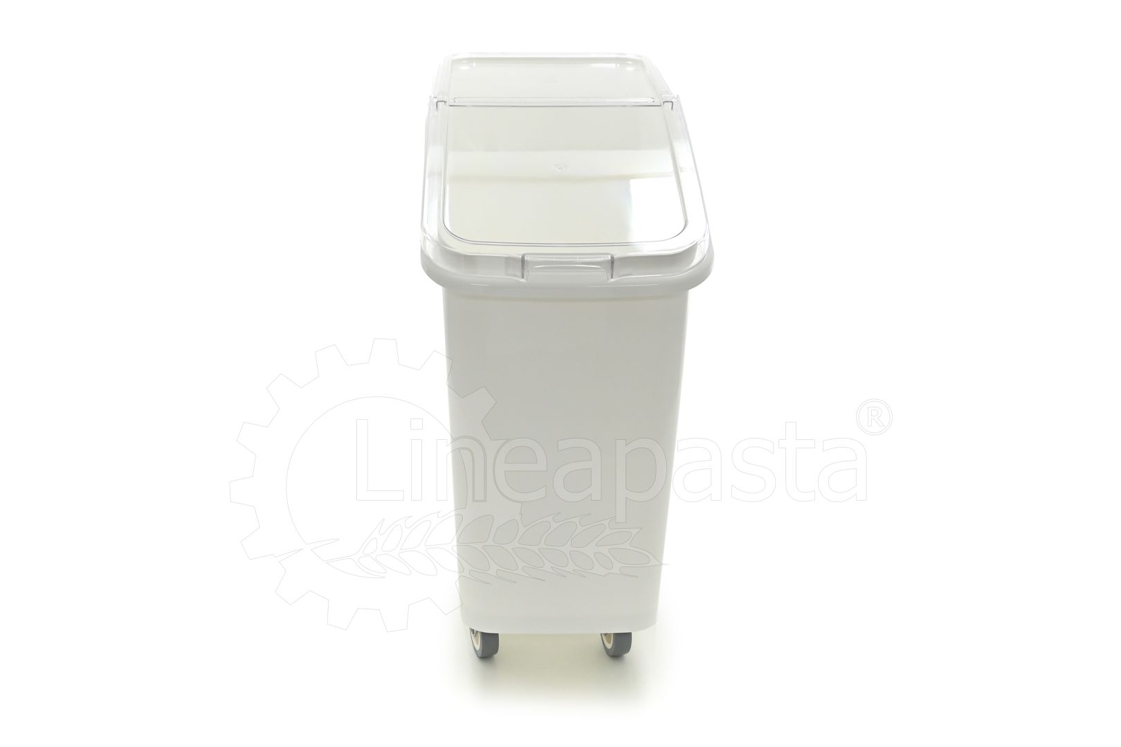 Chariot à trémie relevé en plastique de 82 Lt