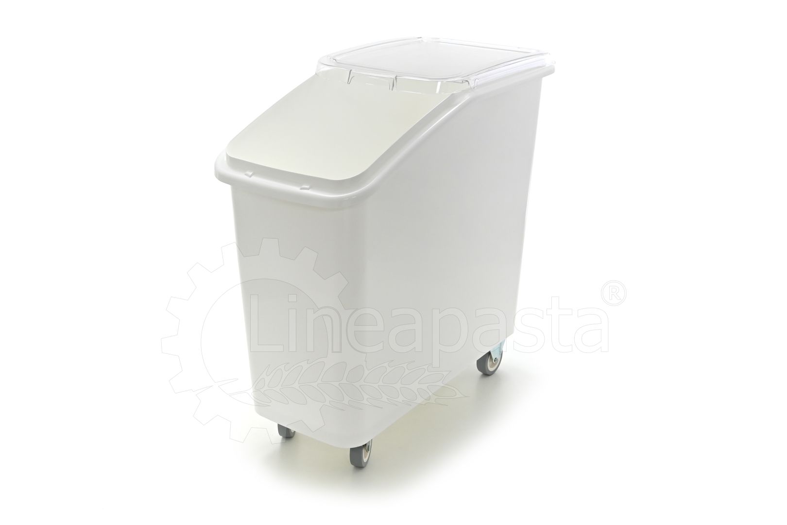 Chariot à trémie relevé en plastique de 82 Lt