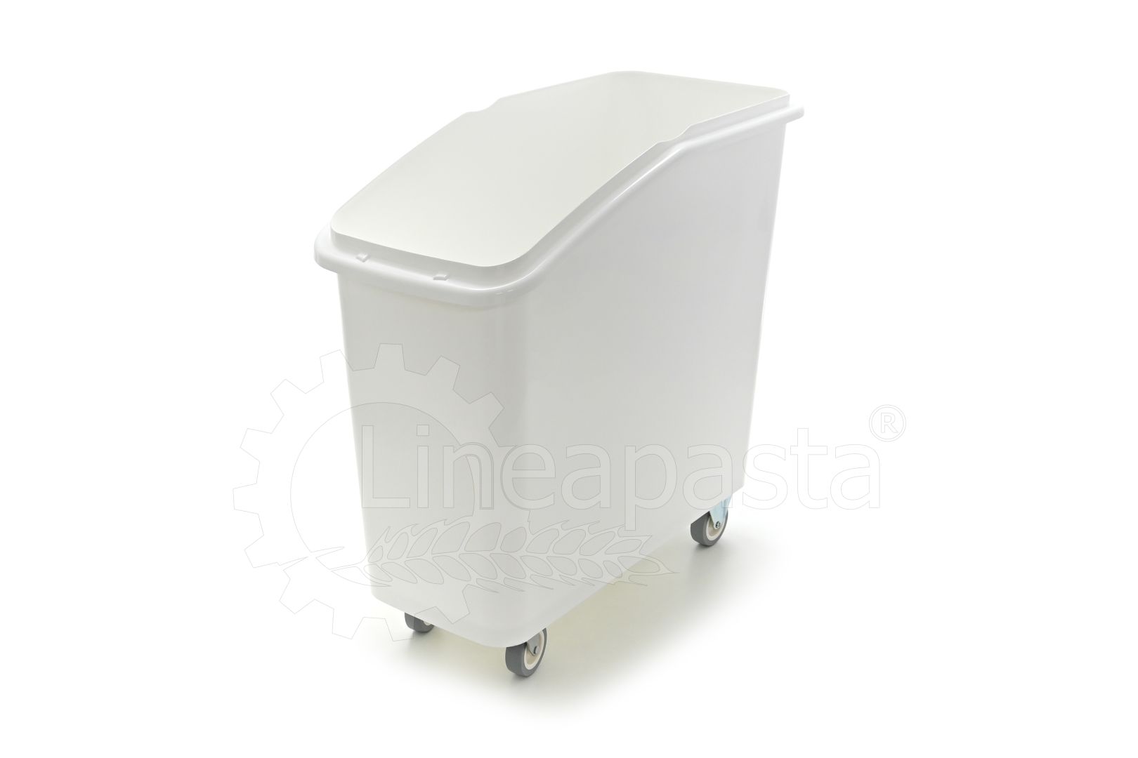 Chariot à trémie relevé en plastique de 82 Lt