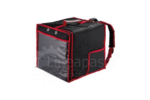 Mochila térmica de poliéster para cajas de pizza