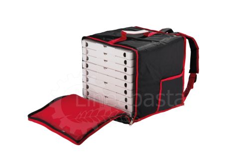 Zaino termico in poliestere per cartoni pizza